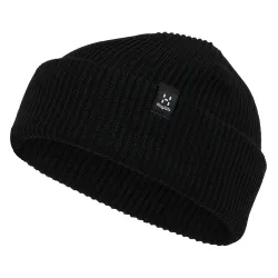 Haglöfs Vassi Beanie – Căciulă outdoor pentru iarnă din lână - neagra