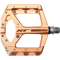 HT COMPONENTS - pedale flat bicicleta MTB ANS10 Supreme Emil Johansson - auriu