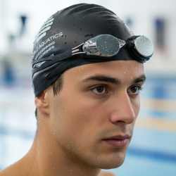 Casti Inot Personalizate TYR - Silicon Premium, Logo Club, Design Custom