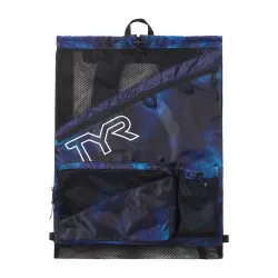 TYR - rucsac materiale inot - Elite Team Big Mesh Mummy - blue | teal | green - 40L
