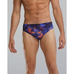 Slip înot bărbați TYR Durafast Elite Brief - mov/portocaliu | rezistent clor 300h+