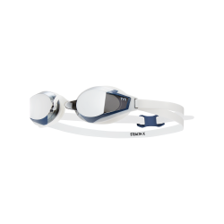 Ochelari înot TYR STEALTH-X Performance - argintiu/alb | competiție