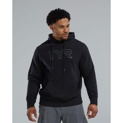 Hanorac unisex TYR Ultrasoft Big Logo Tech Hoodie - negru | confortabil