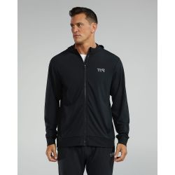 Hanorac TYR Tech Full Zip Hoodie - negru | echipament tehnic premium