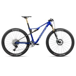 Orbea OIZ M-TEAM FACTORY (2026) - bicicletă MTB XC full suspension - Cobalt Blue (Gloss)  |  Carbon Raw (Matt)