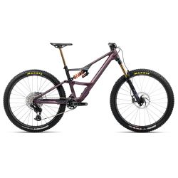 Orbea OCCAM LT M-TEAM (2026) - bicicletă MTB All Mountain full suspension - Sunset Carbon View  |  Black (Matt)