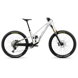Orbea RALLON E10 (2026) - bicicletă MTB Enduro full suspension - White Chich  |  Diamond Black (Gloss) - Lungime chainstay 442 mm