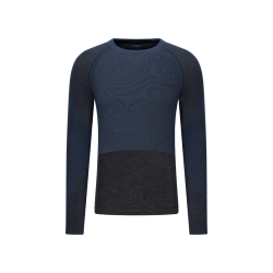 Bluză tehnică CEP Ski Merino Base Layer mânecă lungă | lână merino - black