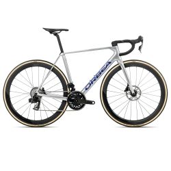 Orbea ORCA M21eLTD PWR (2026) - bicicletă șosea race - Spark Silver  |  Titain Grey (Gloss)