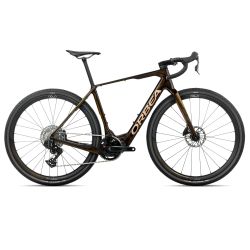 Orbea DENNA M31e (2026) - bicicletă electrică gravel - Caramel C. View (Gloss)  |  Metallic Gold (Gloss)