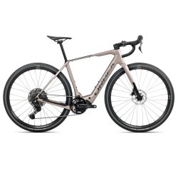 Orbea DENNA M40 (2026) - bicicletă electrică gravel - Nickel Matt  |  Carbon Raw Gloss