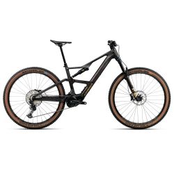 Orbea RISE SL M20 420W (2026) - bicicletă electrică eMTB Trail - Cosmic Carbon View  |  Golden Sand (Gloss)