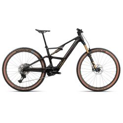 Orbea RISE SL M-LTD 630W (2026) - bicicletă electrică eMTB Trail - Cosmic Carbon View  |  Golden Sand (Gloss)