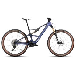 Orbea RISE SL M-LTD 630W (2026) - bicicletă electrică eMTB Trail - Tanzanite Carbon View  |  Carbon Raw (Matt)