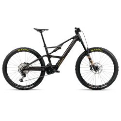 Orbea RISE LT M20 420W (2026) - bicicletă electrică eMTB Trail - Cosmic Carbon View  |  Golden Sand (Gloss)