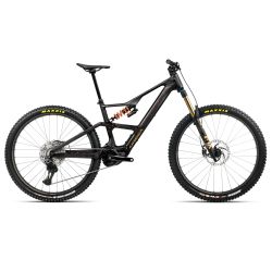Orbea RISE LT M-TEAM 420W (2026) - bicicletă electrică eMTB Trail - Cosmic Carbon View  |  Golden Sand (Gloss)