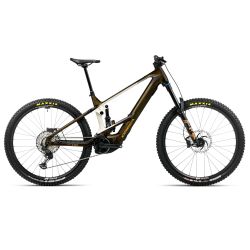 Orbea WILD Mullet M10 (2026) - bicicletă electrică eMTB Enduro - Caramel Carbon View (Gloss)  |  Cream White (Matt)
