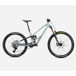Orbea RALLON RS-LTD MULLET (2027) - bicicletă electrică eMTB Trail - Frozen Concrete (Gloss)  |  Diamond C. View (Matt)