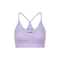 Bustieră alergare CEP Core Run Light Support Bra | susținere ușoară - lilac