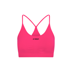 Bustieră alergare CEP Core Run Light Support Bra | susținere ușoară - pink