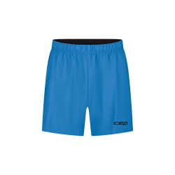 Pantaloni scurți alergare CEP Core Run Loose Fit - albastru | rezistenți vânt