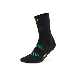 Șosete compresie CEP Pro Run Ultralight Mid Cut - negru | alergare performanță