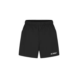 Pantaloni scurți alergare CEP Core Run Loose Fit femei - negru | largi, rezistenți vânt