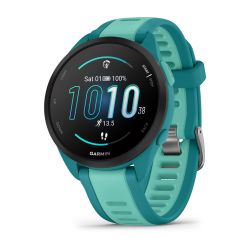 Garmin - Forerunner 165 Music ceas multisport cu GPS AMOLED - albastru turcoaz aqua