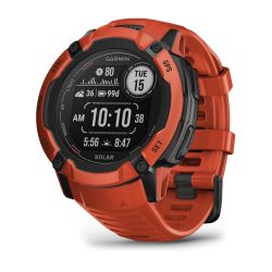 Garmin Instinct 2X Solar - smartwatch robust cu GPS - Rosu