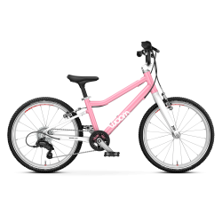 Bicicleta copii Woom 4 Go cu roti 20" roz pudra (powder pink)