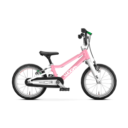 Bicicleta copii Woom 2 Go cu roti 14"  roz pudra (powder pink)