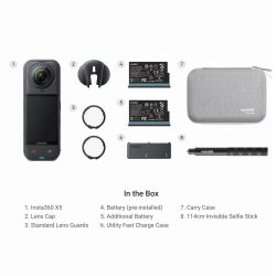 Insta360 X5 Camera Video Sport 8K 360° - Essential Bundle