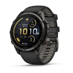 Garmin Fenix 9 Pro AMOLED inReach - 47 mm Titan DLC Carbon Gray - Smartwatch Multisport Premium cu AMOLED