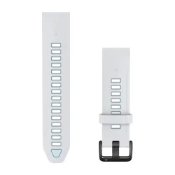 Garmin QuickFit 20 - curea silicon - alb Whitestone I Ice Blue