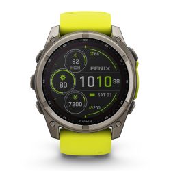 Garmin fenix 8 SOLAR Sapphire 51mm - smartwatch premium GPS argintiu Titanium