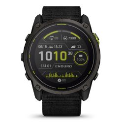 Garmin Enduro 3 Sapphire SOLAR ceas ultra multisport GPS gri titanium DLC
