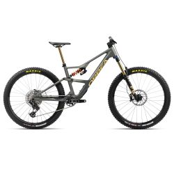 Bicicletă MTB All Mountain full suspension Orbea OCCAM LT M-TEAM - Spaceship Green | Corn Yellow (Matt)