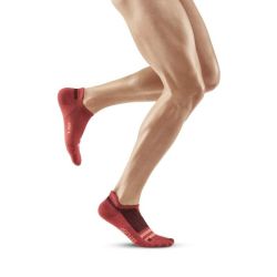 CEP - sosete compresie scurte - The Run Socks No Show - Rosu
