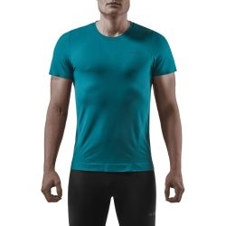 CEP - tricou pentru alergare cu maneca scurta - Run UltraLight Shirt - Petrol
