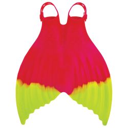 Finis - labe inot adulti Luna Monofin - roz inchis pepene verde fluo