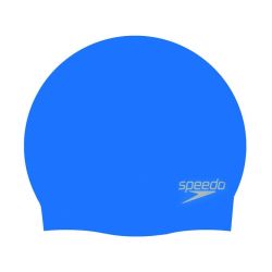 Speedo - casca inot silicon - Plain Moulded - Albastru neon