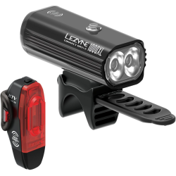 Lezyne - lumini set fata-spate - Connect Smart Pair 1000X - USB - negru