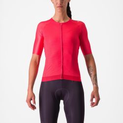 Tricou cu maneca scurta Castelli Aero PRO 7.0 W de dama Rosu