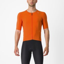 Tricou cu maneca scurta Castelli Premio Black Portocaliu