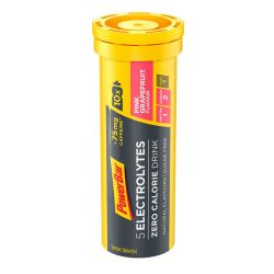 Powerbar - pastile efervescente hidratare si mineralizare 5 Electrolytes, aroma grapfruit roz - cutie 10x 4.2g
