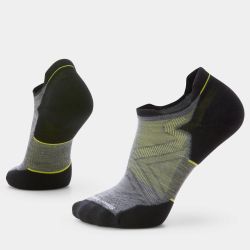 Șosete Merino alergare Smartwool Run - gri Medium Gray | Low Ankle | Targeted Cushion