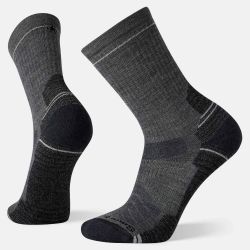 Șosete Merino hiking Smartwool Hike - gri Medium Gray | Crew | Light Cushion