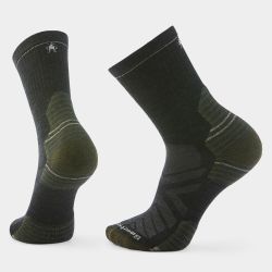 Șosete Merino hiking Smartwool Hike - gri Charcoal | Mid Crew | Targeted Cushion