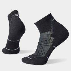 Șosete Merino alergare Smartwool Run Ankle - negru | Targeted Cushion