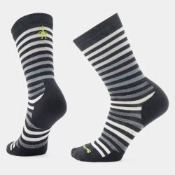 Șosete Merino Smartwool Everyday Spruce Street - negru/alb | Crew | Relaxed Fit